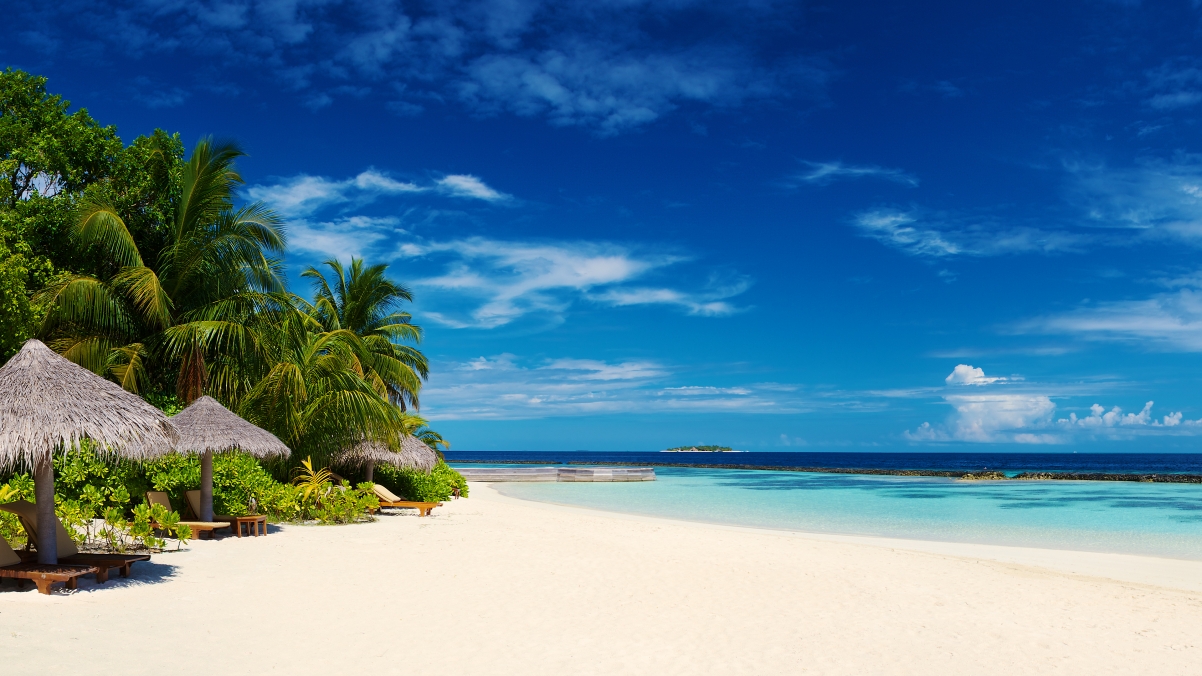 马尔代夫 岛屿 4K风景壁纸