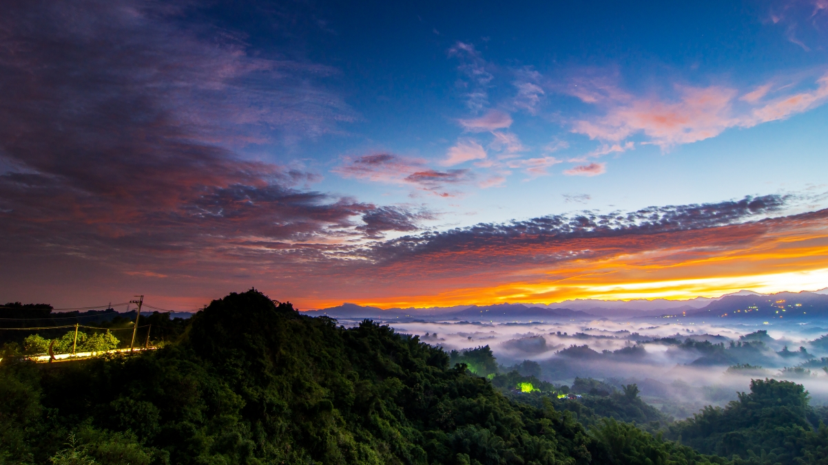 台湾美丽的早晨风景3840x2160 4K壁纸