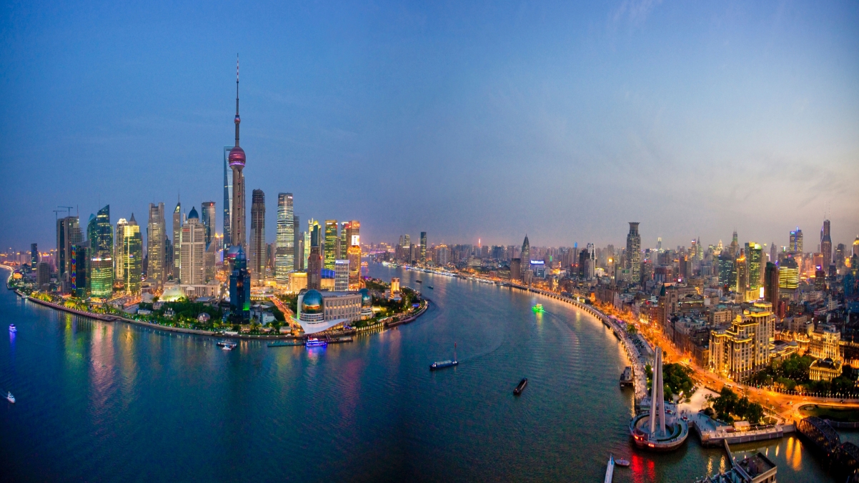 上海东方明珠城市风景4K壁纸3840x2160