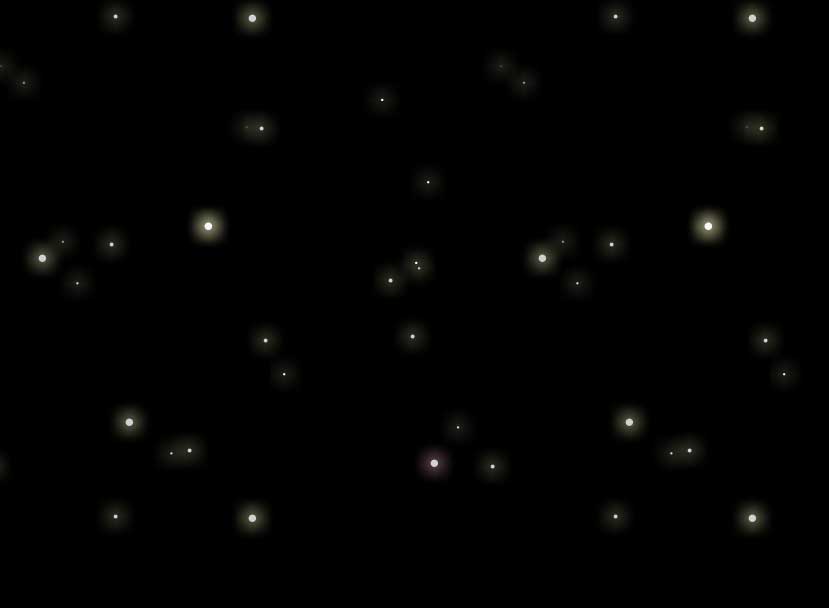 CSS3夜空中漂浮星星动画特效
