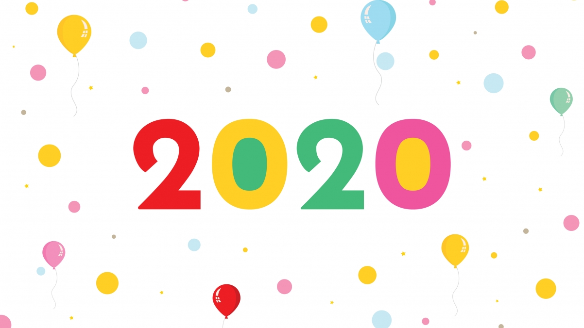 2020新年快乐4k壁纸3840x2160