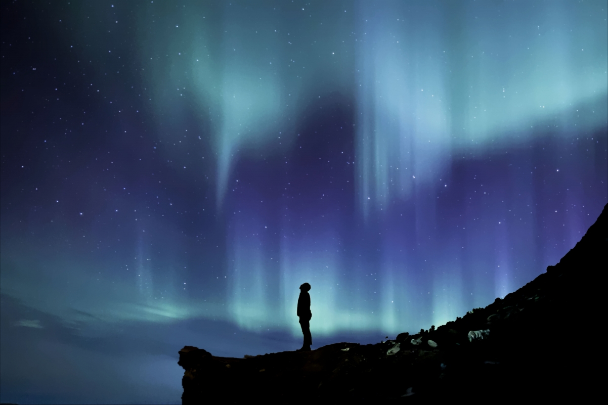 极光 北极光 天空 夜 自然 天文学 5K图片