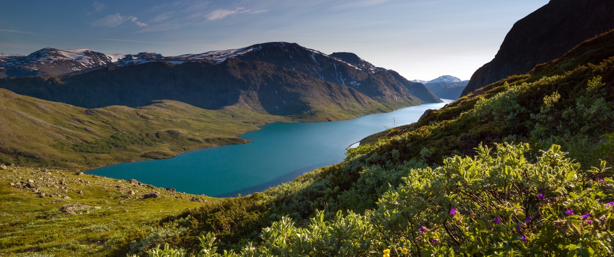 挪威besseggen风景3440x1440壁纸