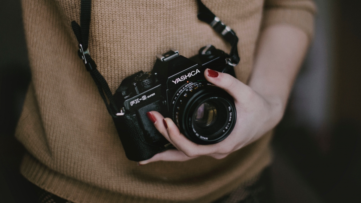 女摄影师 相机 摄影 数字 镜头 4K图片