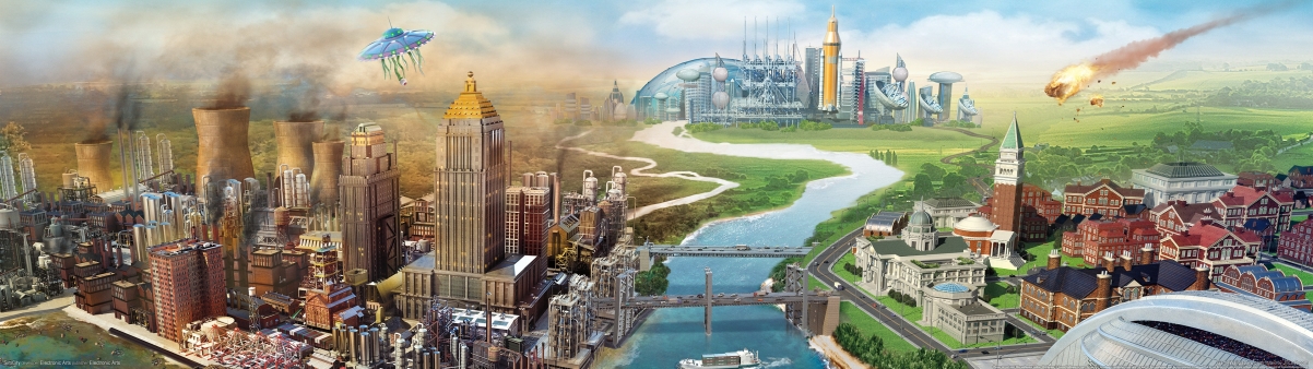 《模拟城市 SimCity》3840x1080壁纸