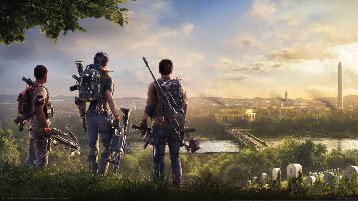 Tom Clancys The Division 2 4K壁纸，全境封锁高清游戏图片，3840x2160分辨率，免费下载