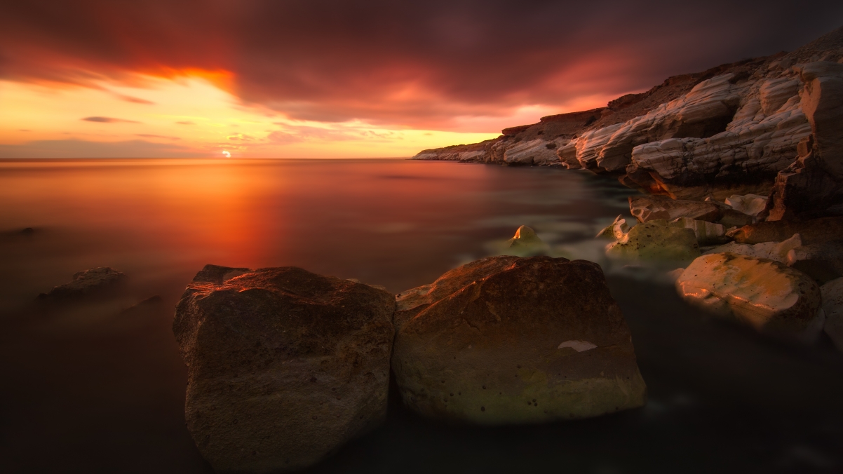 海边 岩石 摄影 美丽的风景3840x2160壁纸