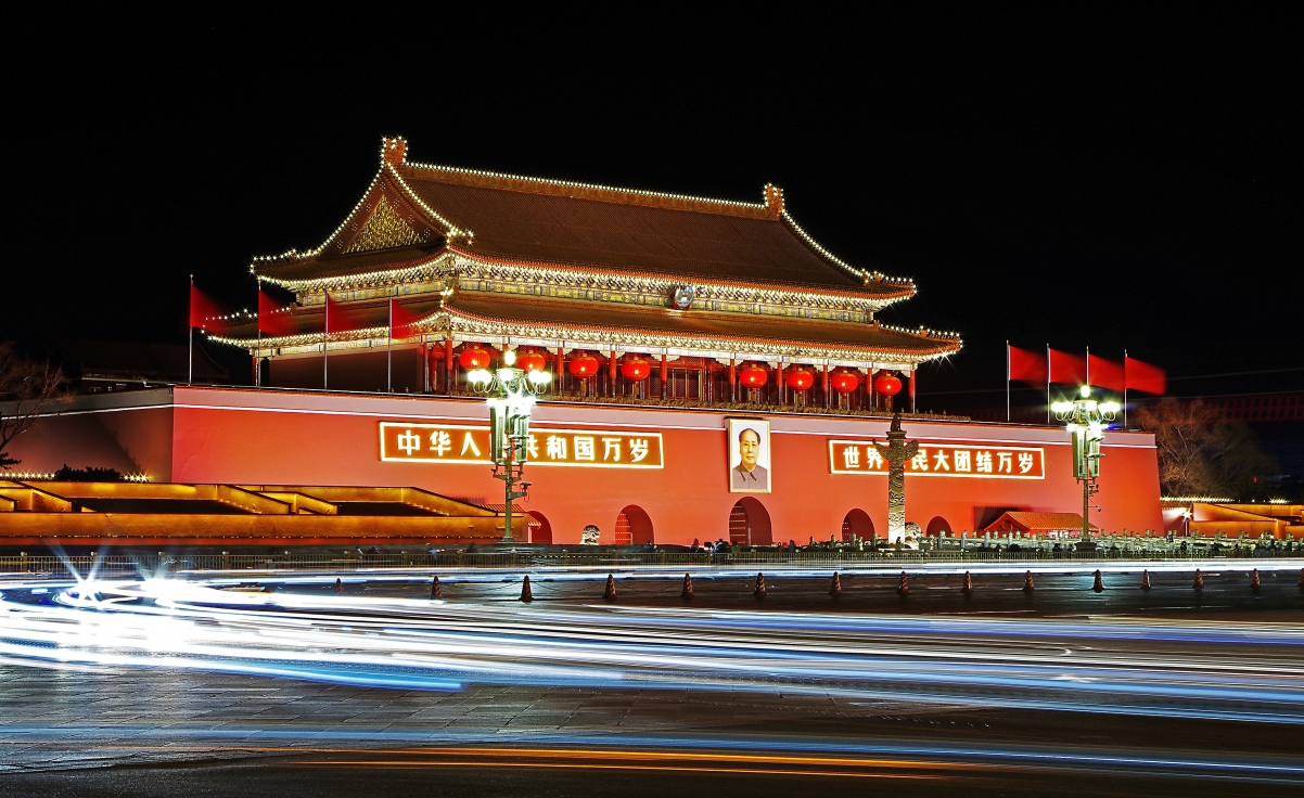 北京天安门老照片 夜景 摄影 4K天安门壁纸