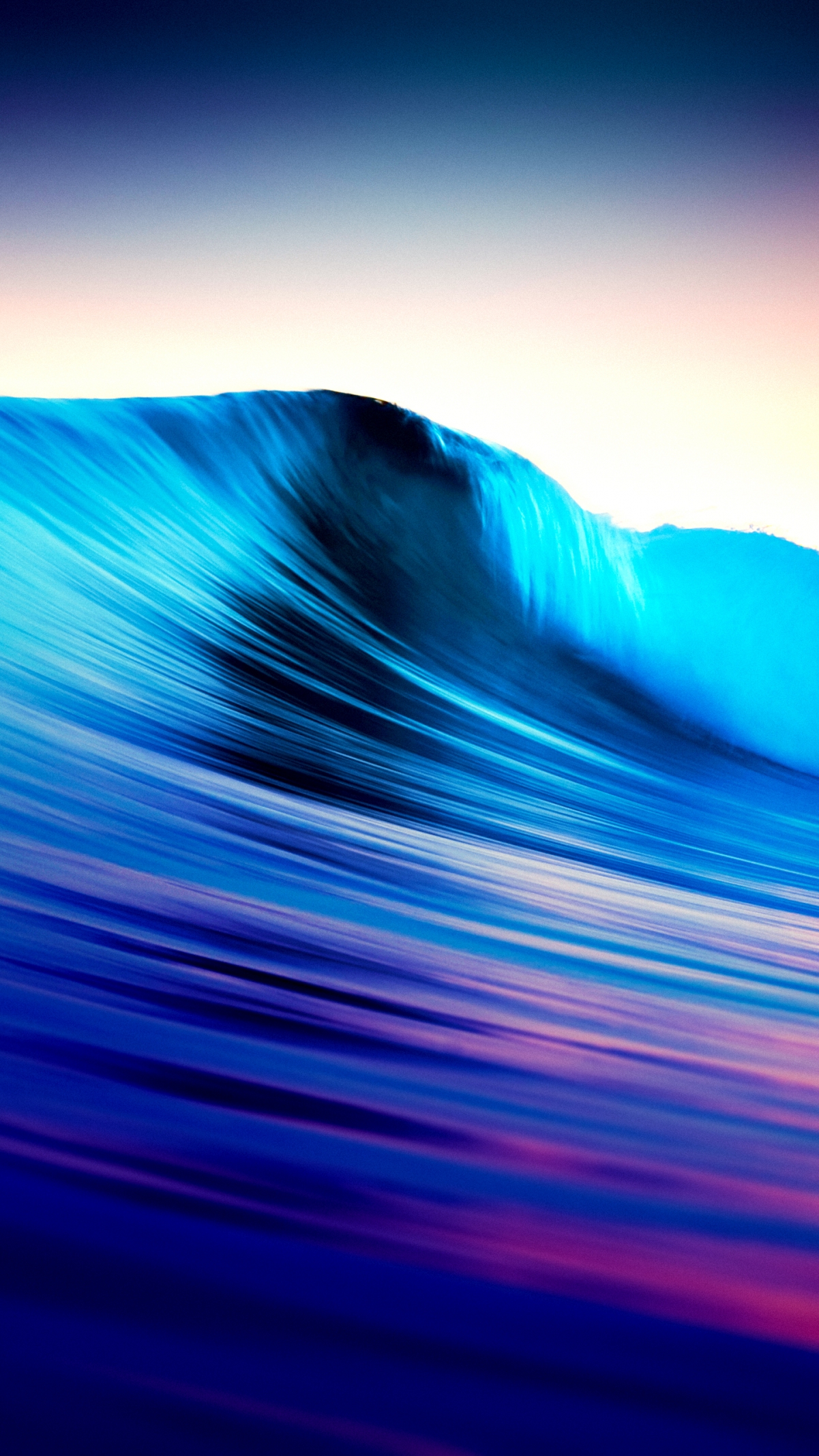 蓝色海浪风景2k手机壁纸