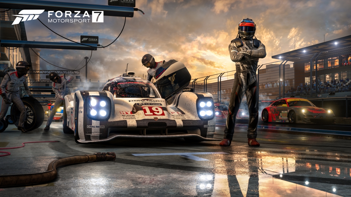 《极限竞速7(Forza Motorsport 7)》更换轮胎4k壁纸
