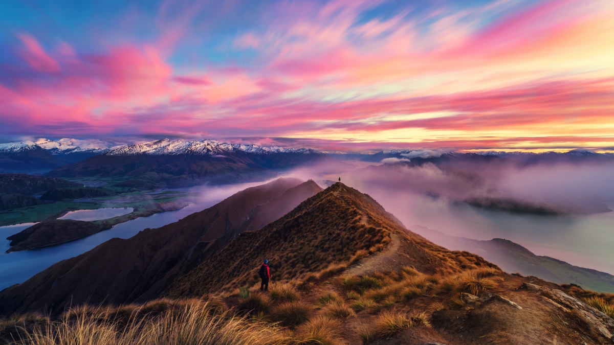 新西兰的美丽风景图片