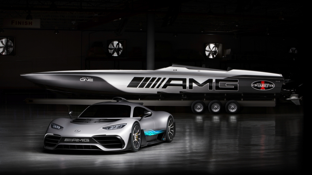 奔驰AMG混合动力超级跑车4k壁纸