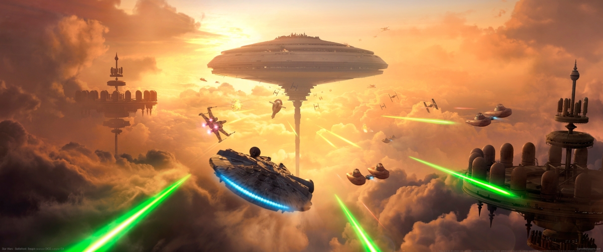 星球大战 Star Wars - Battlefront: Bespin 3440x1440游戏壁纸