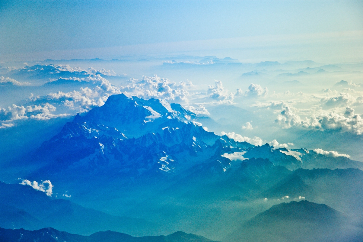 山 天空 云 4k风景图片