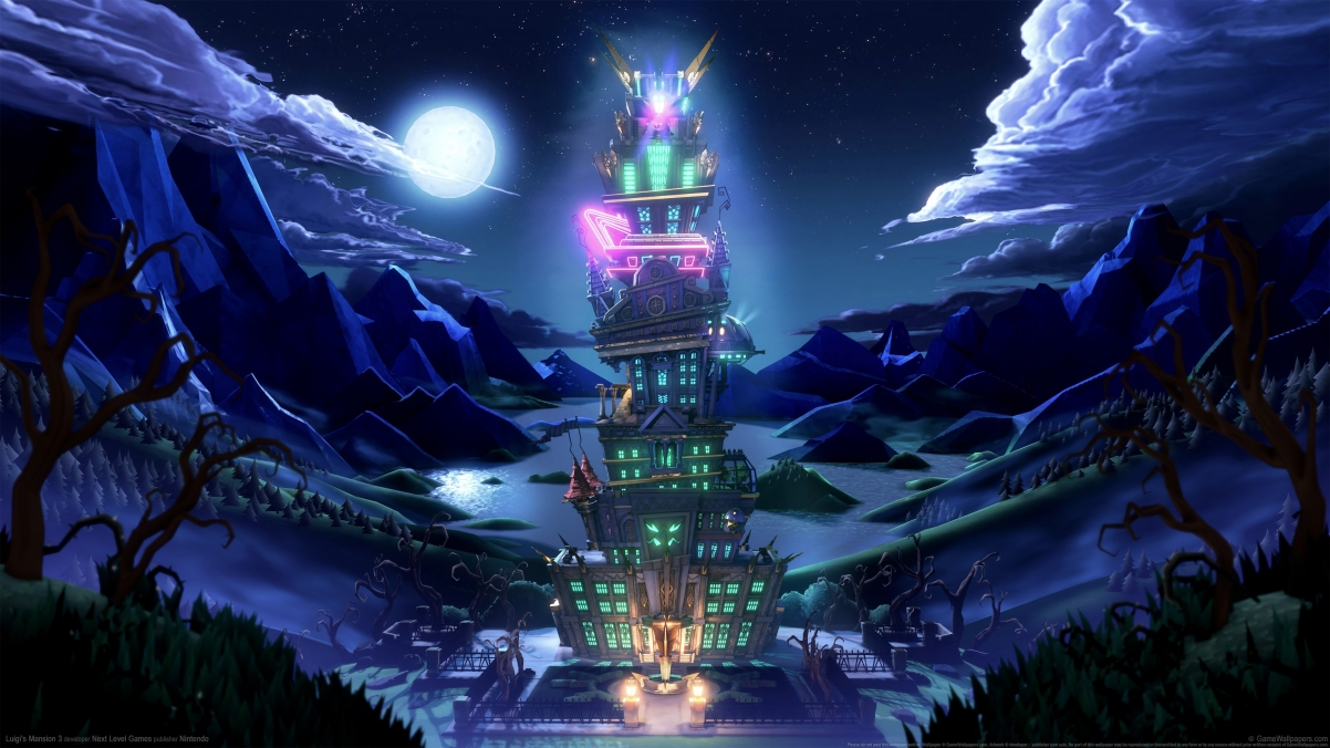 《路易的鬼屋3(Luigis Mansion 3)》4k游戏壁纸