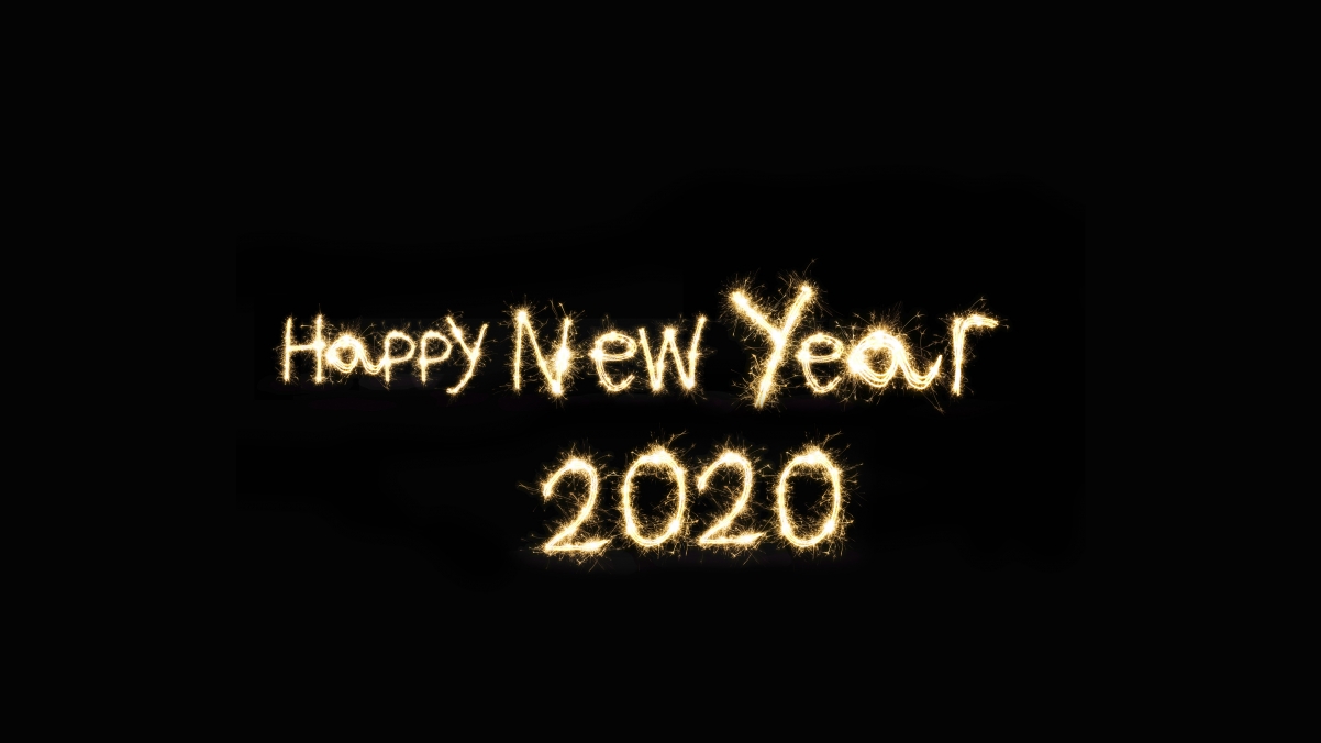 2020新年快乐烟花烟火4k壁纸3840x2160
