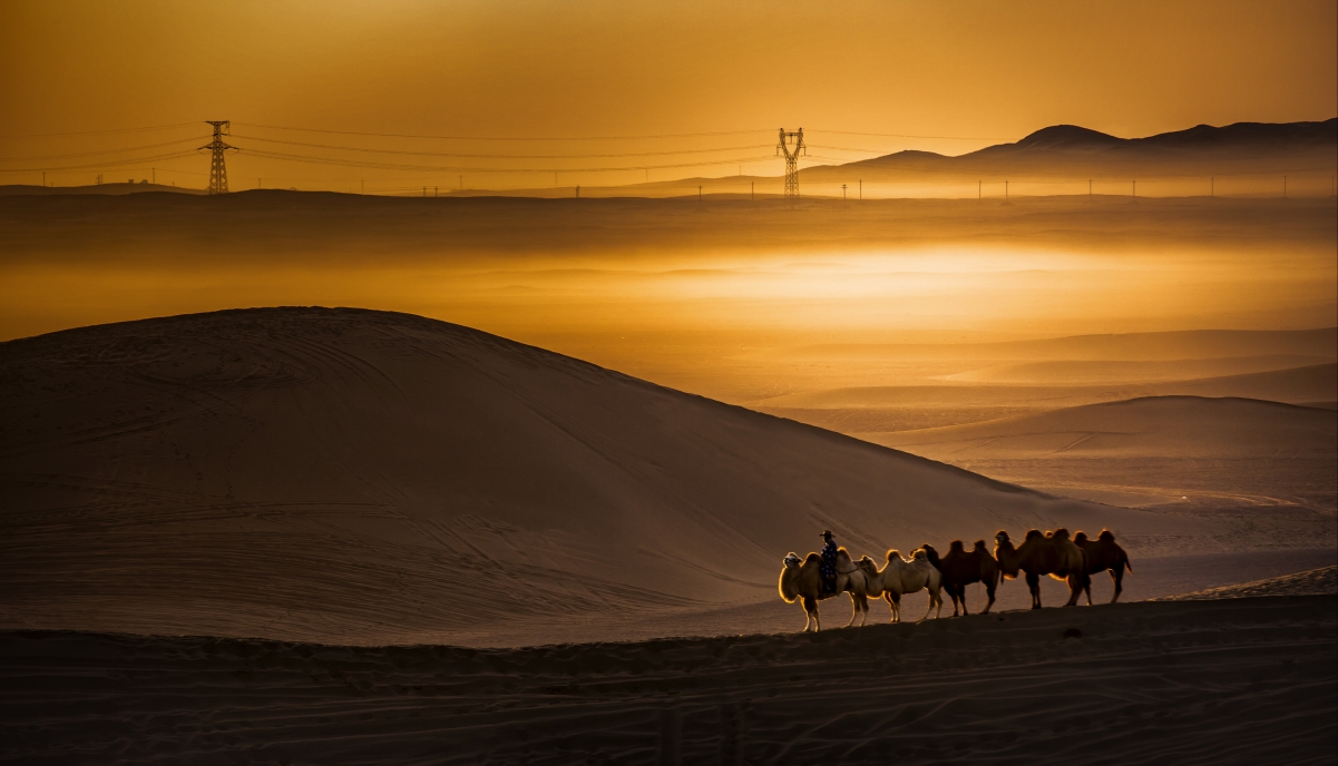 巴丹吉林沙漠4K风景图片