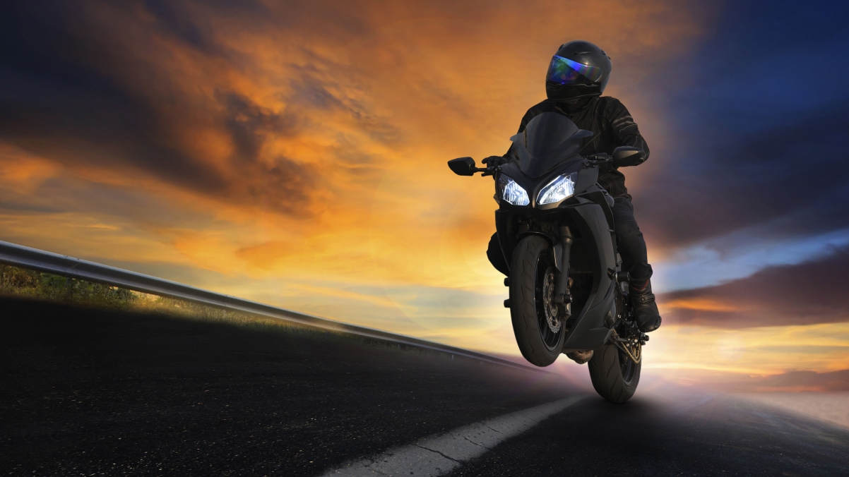 道路 运动 速度 摩托车 4K壁纸