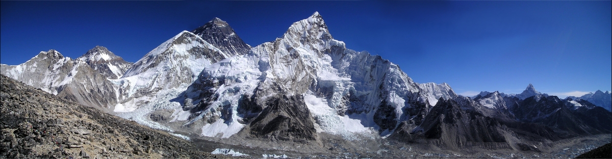 珠穆朗玛峰绝美风光，4K高清摄影大图，超清壁纸5285x1376免费下载