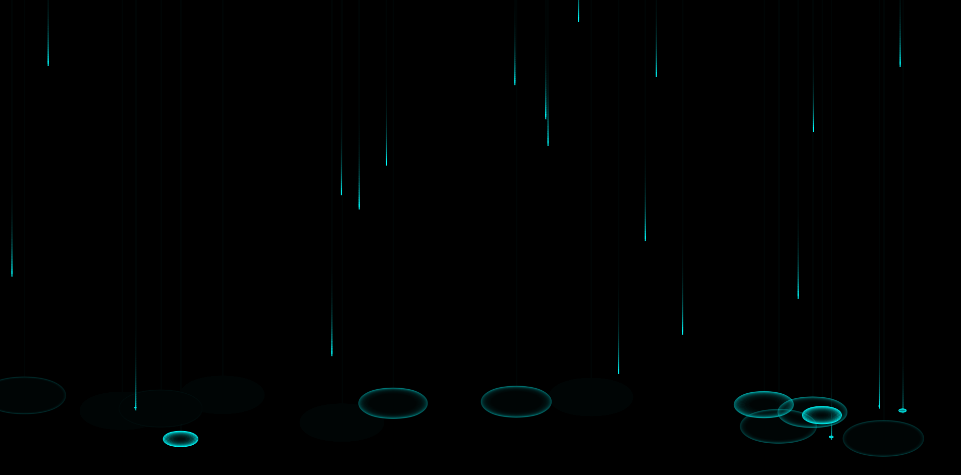 html5 canvas掉落的雨点动画效果