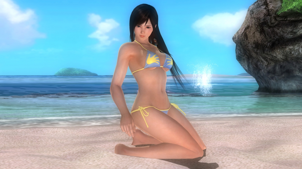 Kokoro's Tropical Paradise Screenshot 2 (PC)海滩3D游戏美女4K壁纸