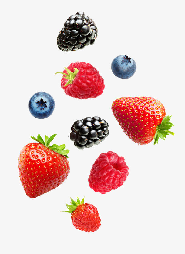 高清水果草莓蓝莓