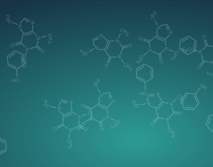 html5 canvas漂浮的化学分子结构背景动画特效