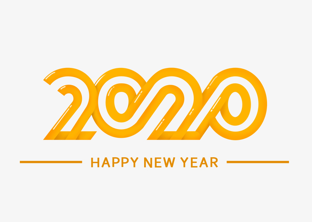 鼠年2020字体设计
