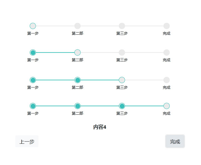 bootstrap响应式多步骤演示代码