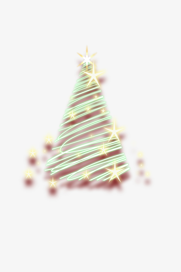 圣诞节素材，高清PNG透明圣诞树星星图片，PSD设计元素免费下载，圣诞快乐！