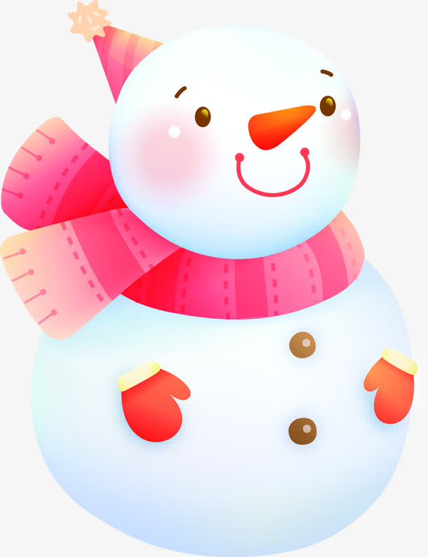 雪人主题温情暖冬图片