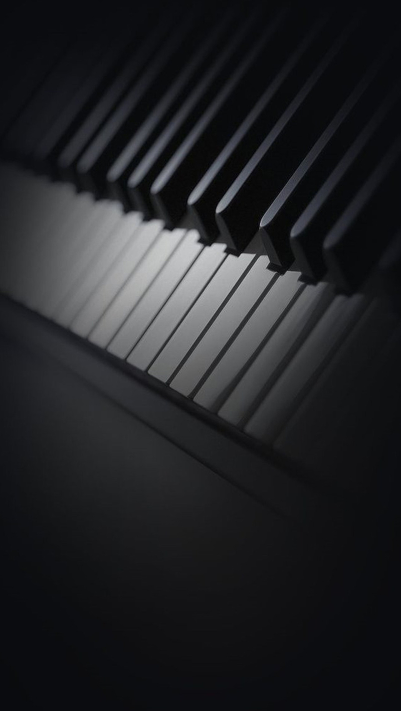 黑色简约钢琴平面广告
