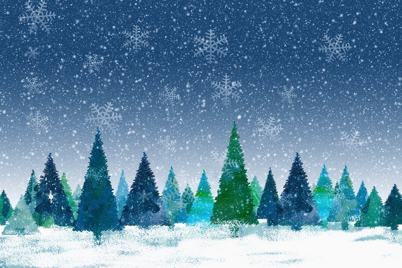 雪，圣诞背景（1920*1280）