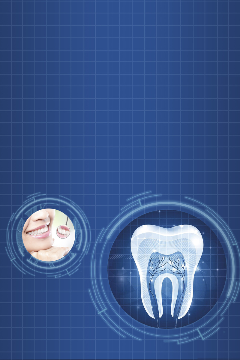 牙齿保护海报素材，高清JPG与简约PSD设计资源下载