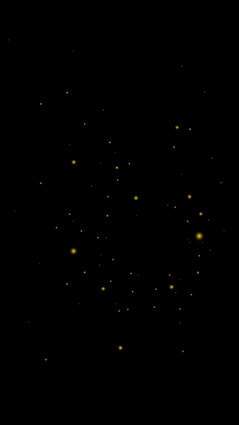 闪烁的金色小星星黑色背景PSD分层H5背