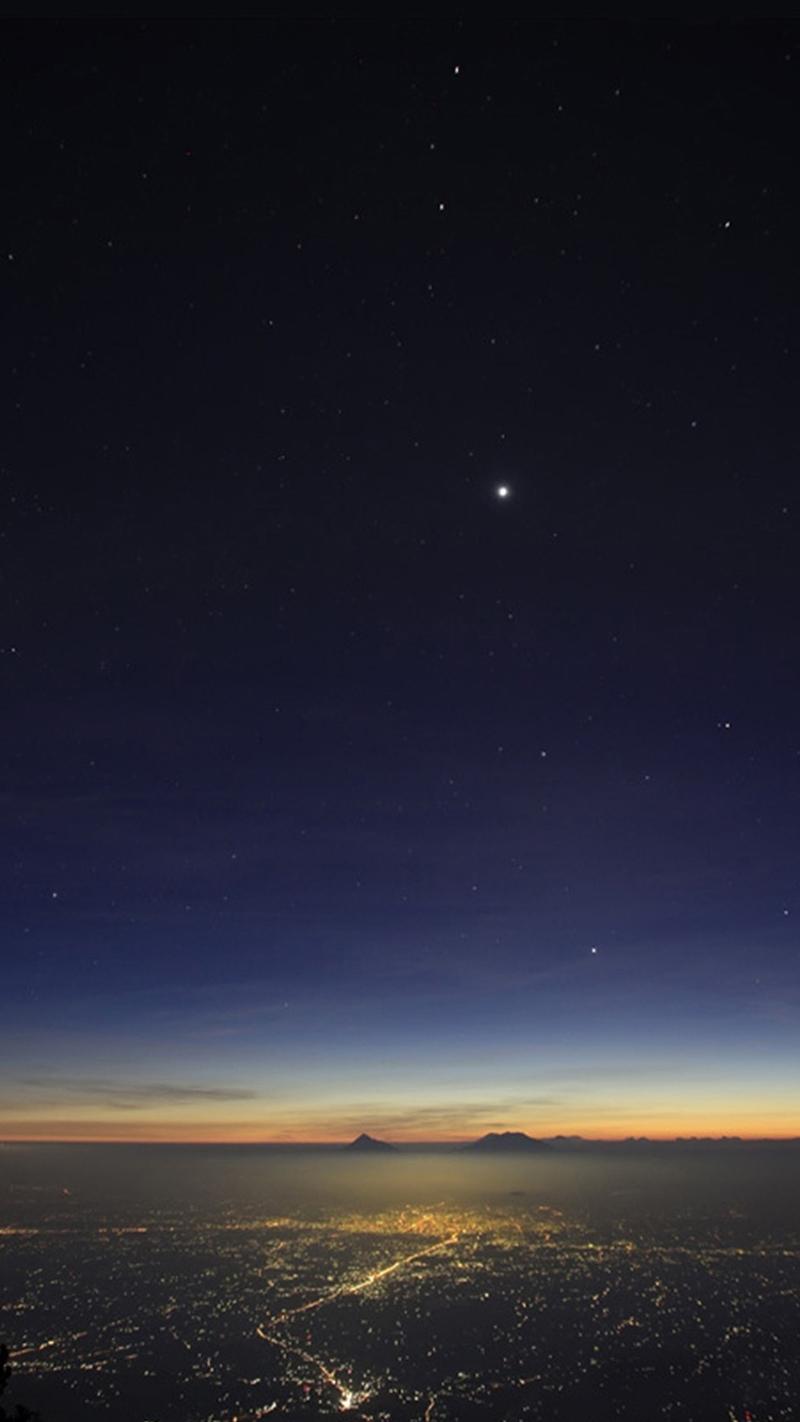 夜空星光璀璨，手机端H5背景高清JPG，商务科技图片素材下载