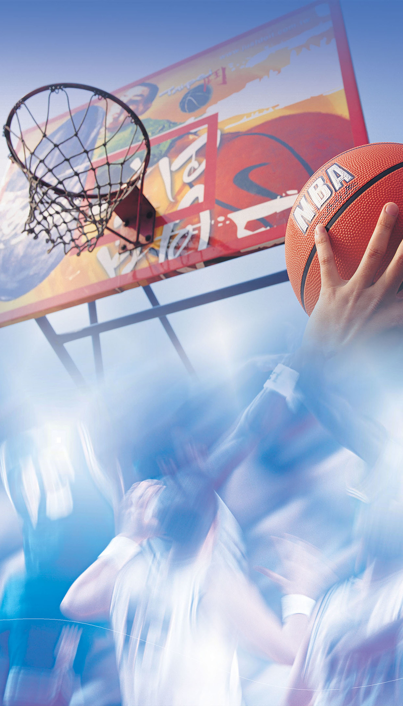 篮球扣篮海报背景