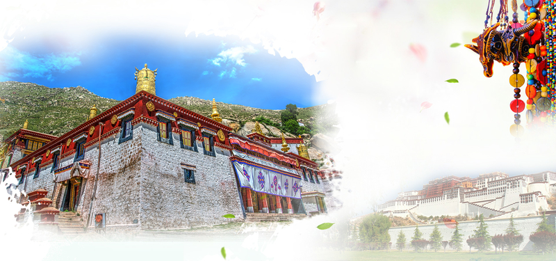 西藏印象旅游背景