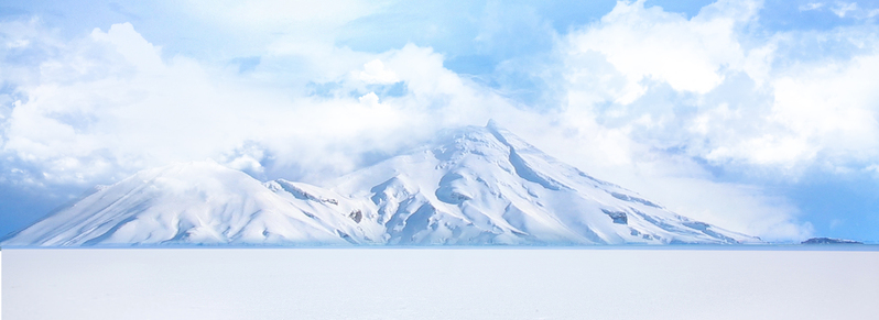 冰雪山背景