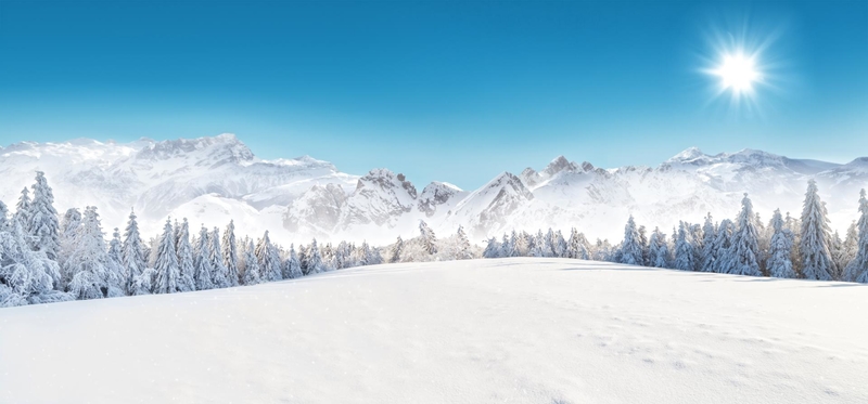 冰雪节雪山海报设计素材，高清JPG背景图片，商务/科技PSD素材下载