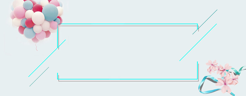 小清新粉蓝淘宝背景图，文艺清新JPG/PSD设计素材高清下载