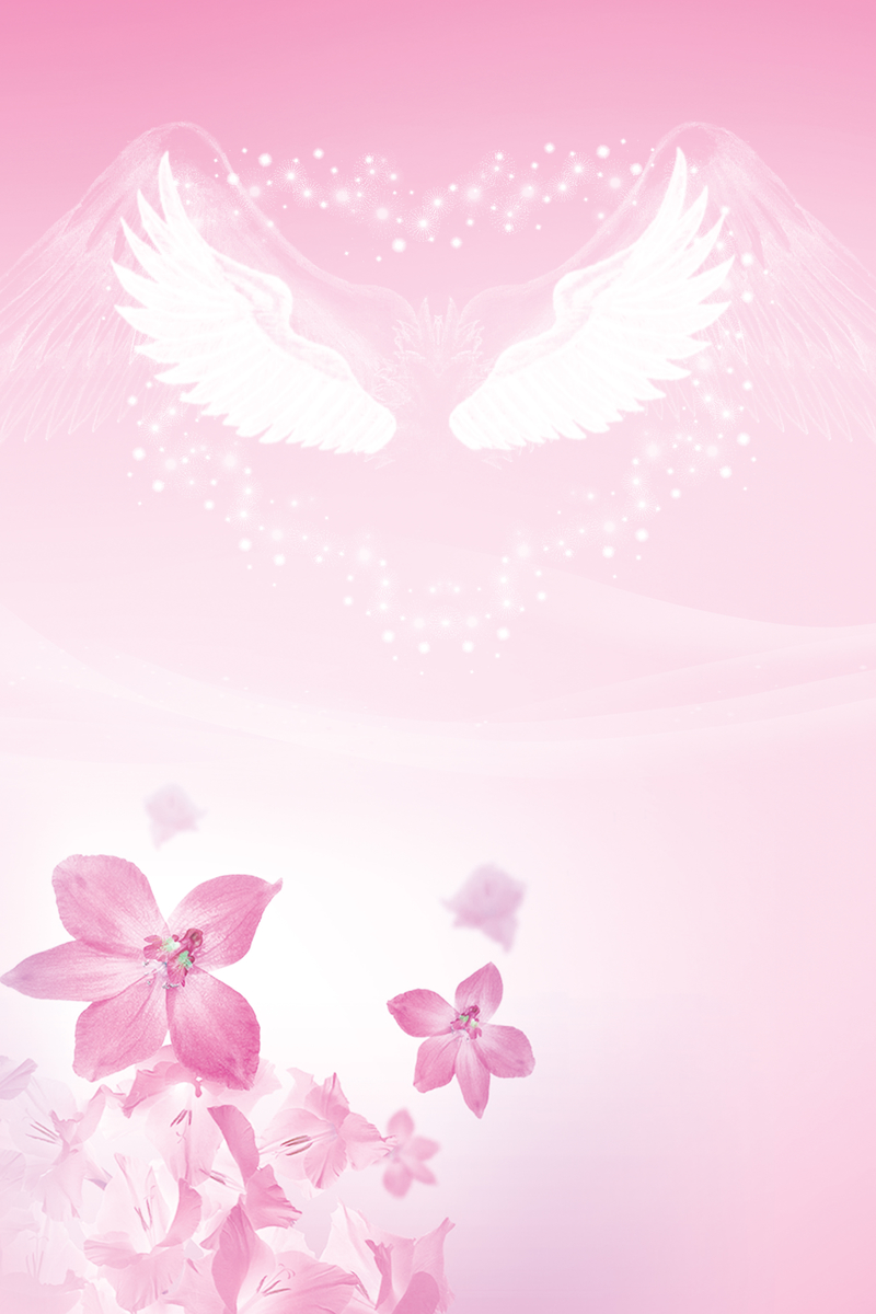 粉色护士节海报背景