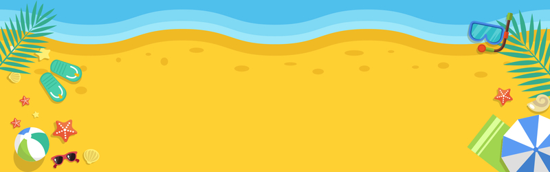 夏日沙滩海边主题banner