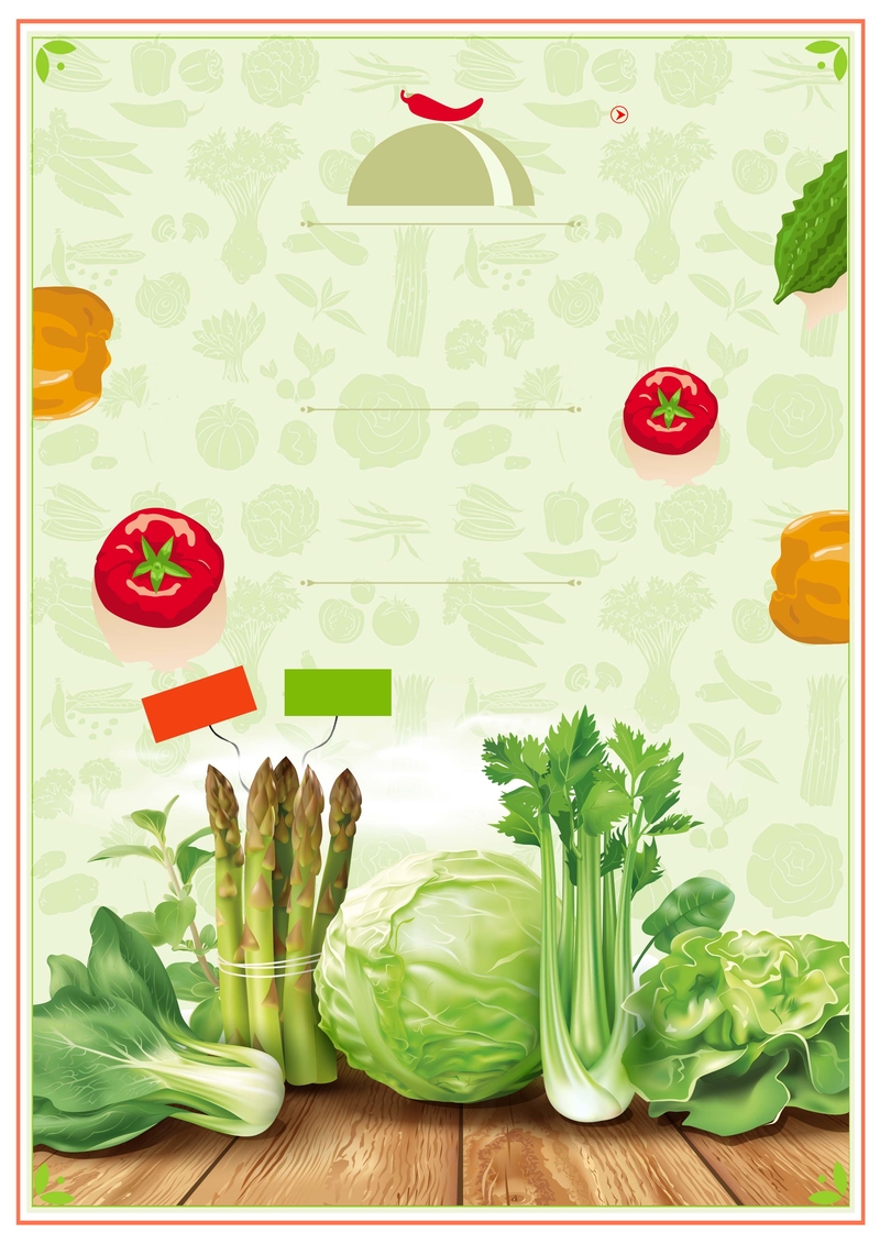 高清健康饮食背景图，卡通手绘JPG/PSD素材免费下载