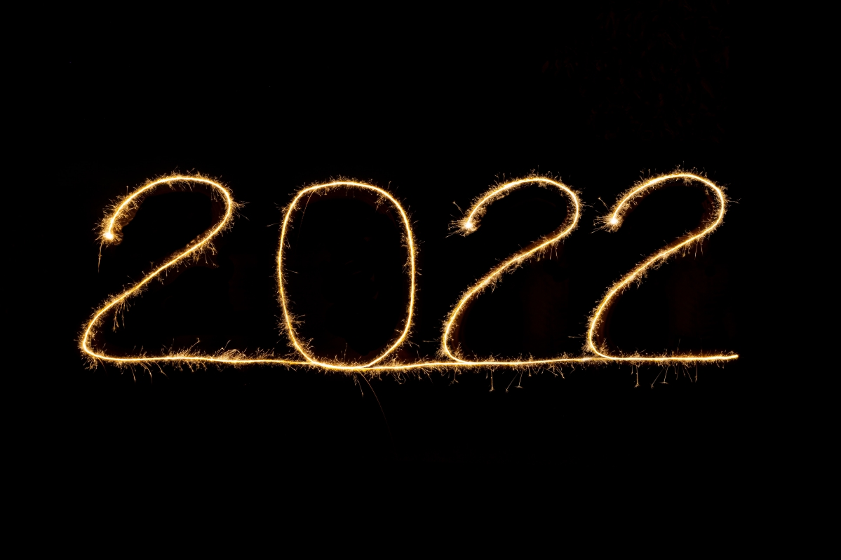 2022年烟火数字6k壁纸图片