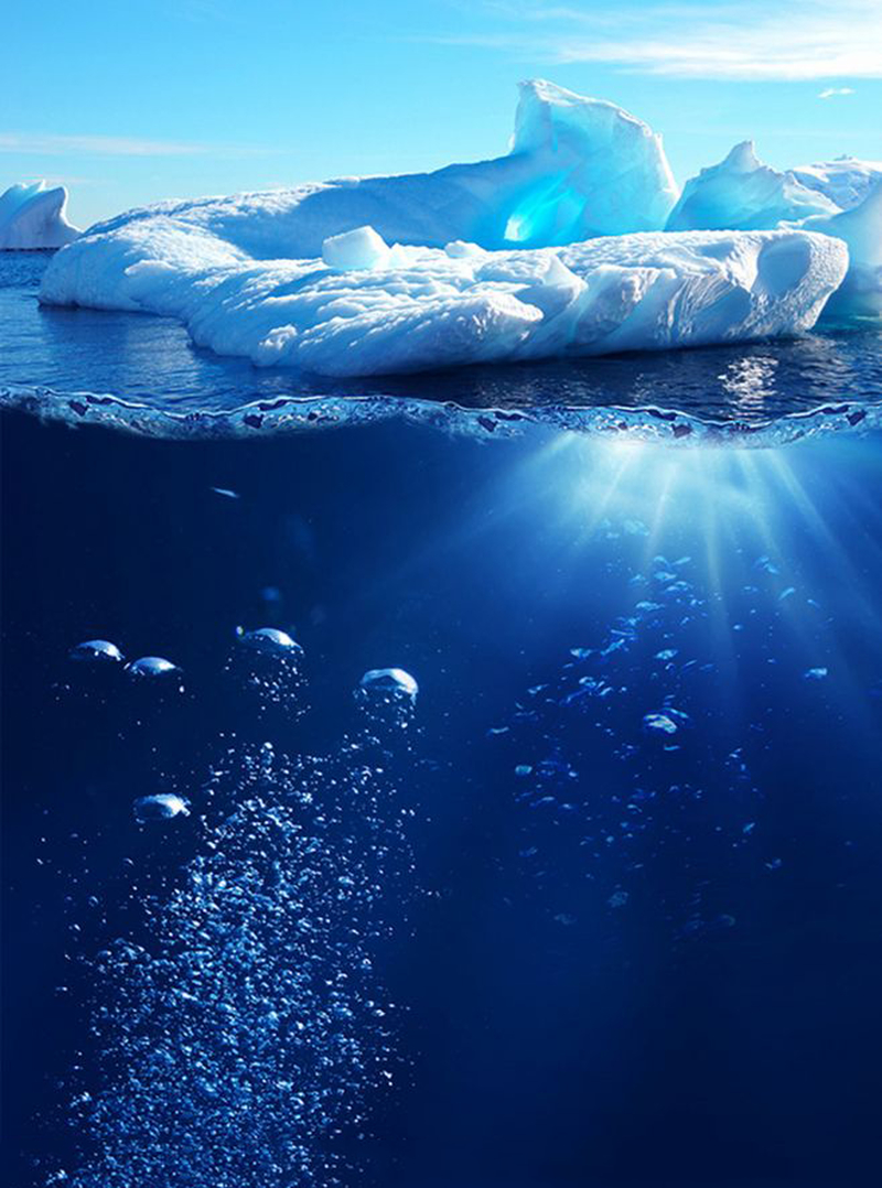 冰水下的世界背景