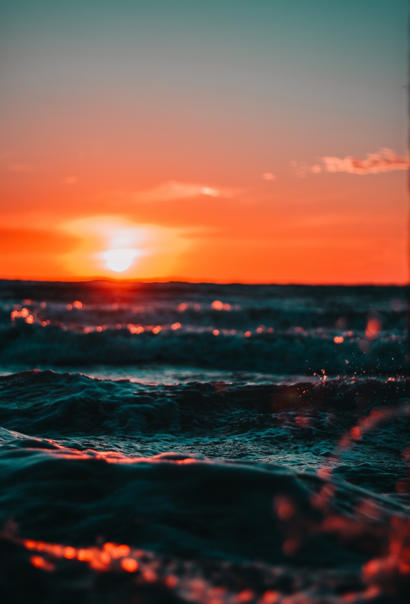 日落海洋素材图