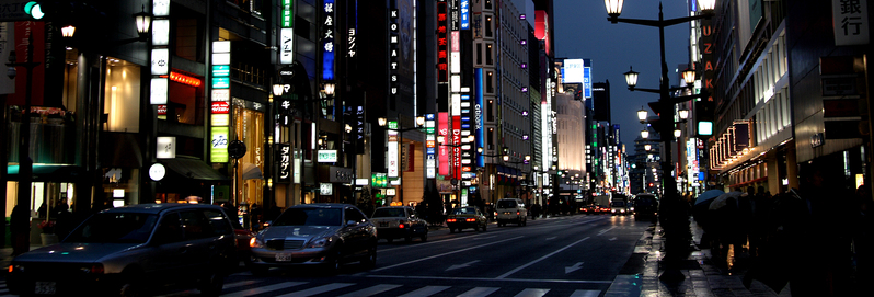 城市夜景风光JPG/PSD图片素材，高清街景摄影，免费下载