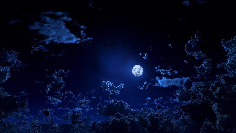 蓝色之夜背景 高清jpg图片pic设计素材 墨鱼部落格