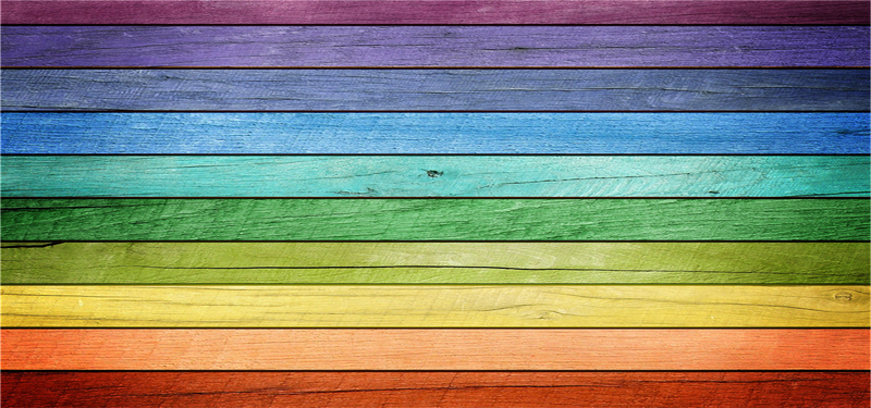 彩色条纹木板背景